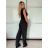 Souprava top bez rukávu a kalhoty dlouhé dámské (XS/S/M ONE SIZE) IMM25M39622/DUR tmavě béžová XS/S/M