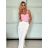 Croptop na ramienka dámsky (S/M/L ONE SIZE) TALIANSKA MÓDA IMPLP2490050090/DU -   ružová -   S/M/L