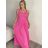 Šaty  letné bez rukávov dámske (S/M/L ONE SIZE) TALIANSKA MÓDA IMSM25BELLA