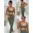Súprava sukne top na ramienka dámska (XS/S/M ONE SIZE) TALIANSKA MÓDA IMM25M37285