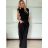 Souprava elegantní tričko bez rukávu a kalhoty dámské (S/M/L ONE SIZE) ITALSKÁ MÓDA IMPVN2525142/DUR -   čierna
 -   S/M/L