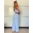 Overal dlhý elegantné skladaný bez rukávov dámske (S/M ONE SIZE) TALIANSKA MÓDA IMPGM2323232/DU -   béžová -   S/M/L