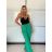 Nohavice dlhé letné dámske (S/M/L ONE SIZE) TALIANSKA MODA IM7250004/DU - zelená - S/M/L