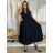 Šaty dlhé letné na ramienka dámske ETNA (S/M/L ONE SIZE) TALIANSKA MÓDA IM425473/DR S/M/L zelená