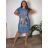 Šaty dlhé maxi letný krátky rukáv dámska nadrozmer (XL/2XLONE SIZE) TALIANSKA MÓDA IM422758/DR biela XL/2XL