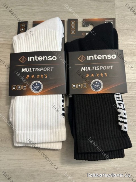 Ponožky sportovní pánské (36-40,44-46) INTENSO DPP250808/DR 44-46 Černá