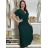 Šaty dlouhé letní skládané krátký rukáv dámské ZUZA (S/M/L ONE SIZE) ITALSKÁ MÓDA 	 IMD251761/DUR S/M/L červená