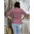 Košeľa mušelín dlhý rukáv oversize dámska nadrozmer HANNAH (S/M/L ONE SIZE) TALIANSKA MÓDA IMD25138