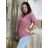 Košeľa mušelín dlhý rukáv oversize dámska nadrozmer HANNAH (S/M/L ONE SIZE) TALIANSKA MÓDA IMD25138