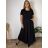 Sukně dlouhá dámské nadrozměr LUISA (46/48/50 ONE SIZE) ITALSKÁ MÓDA IM424456