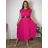 Šaty dlouhé oversize elegantní plisované krátký rukáv dámské nadrozměr EMILIA (42/44/46 ONE SIZE) ITALSKÁ MÓDA IM425EMILIA