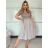 Šaty krátké letní krátký rukáv dámské (S/M/L ONE SIZE) ITALSKÁ MÓDA IM425MARIA-L