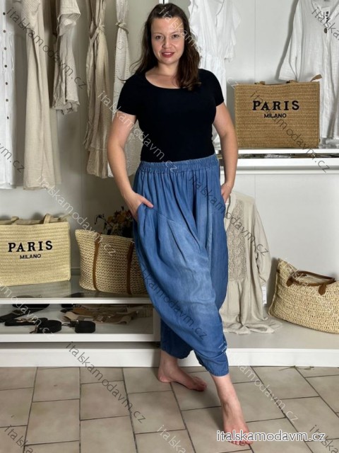 Nohavice oversize dlhé dámske INGE(M/L/XL ONE SIZE) TALIANSKA MóDA IMSM25INGE/DU