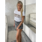Tričko krátky rukáv dámske VOGUE (S/M/L ONE SIZE) TALIANSKA MÓDA IMM24M917C/DUR S/M/L biela