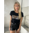 Tričko krátky rukáv dámske VOGUE (S/M/L ONE SIZE) TALIANSKA MÓDA IMM24M917C/DUR S/M/L biela