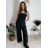 Overal dlhý elegantný žabičkovaný carmen bez rukávov dámsky (S/M/L ONE SIZE) TALIANSKA MÓDA IM425322/DUR tmavá khaki S/M/L