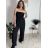 Overal dlhý elegantný žabičkovaný carmen bez rukávov dámsky (S/M/L ONE SIZE) TALIANSKA MÓDA IM425322/DUR tmavá khaki S/M/L
