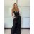 Kalhoty elegantní s páskem dámské (S/M/L ONE SIZE) ITALSKÁ MÓDA IMPLI2517303/DU -   zelená khaki -   S/M/L