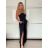 Overal dlouhý elegantní carmen na ramínka dámský (XS/S/M ONE SIZE) ITALSKÁ MÓDA IMWHP25956