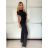 Souprava elegantní tričko krátký rukáv a kalhoty dlouhé dámské (XS/S/M ONE SIZE) ITALSKÁ MÓDA IMM25M32422