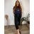 Nohavice strečové dámske nadrozměr BELINDA (M-3XL ONE SIZE) TALIANSKA MÓDA IMSM251116/DU XL čierna
