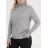 Svetr úpletový s rolákem dlouhý rukáv dámský nadrozměr (XL/2XL ONE SIZE) ITALSKá MóDA EXTRA ME IMM22FD5815