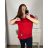 Tričko predĺžené oversize krátky rukáv dámska nadrozmer (2XL/3XL/4XL ONE SIZE) TALIANSKA MÓDA IMC22PIERA/DUR fialová 2XL/3XL