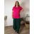 Tričko predĺžené oversize krátky rukáv dámska nadrozmer (2XL/3XL/4XL ONE SIZE) TALIANSKA MÓDA IMC22PIERA/DUR fialová 2XL/3XL