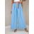 Kalhoty dlouhé letní s páskem dámské (S/M/L ONE SIZE) ITALSKÁ MÓDA IMD25151