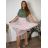 Sukňa dlhá dámska TINA (S/M/L ONE SIZE) TALIANSKA MóDA IMSM25TINA/DUR S/M/L béžová