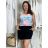 Tielko letné kvetované, bodka a citrónky lemon dámske nadrozmer SUMMER  (M/L/XL ONE SIZE) TALIANSKA MÓDA IMM25M0711XL