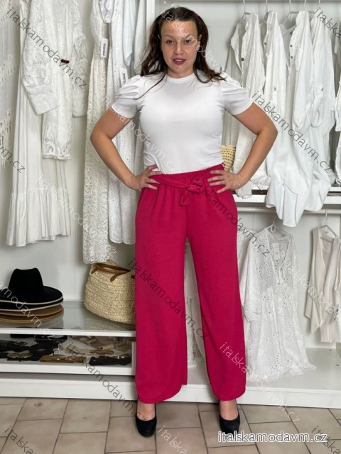 Nohavice dlhé letné dámske BETA (S/M/L ONE SIZE) TALIANSKA MÓDA IM425463