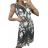 Šaty elegantní icecool bez rukávu dámské (M/L, XL/2XL) AINUOSI  ITALSKÁ MODA IMB237750/DU M / L biela