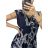 Šaty elegantní icecool bez rukávu dámské (M/L, XL/2XL) AINUOSI  ITALSKÁ MODA IMB237750/DU M / L biela