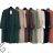 Cardigan s vreckami dlhý rukáv dámsky nadrozmer (46/48/50 ONE SIZE) TALIANSKA MÓDA IMC25337
