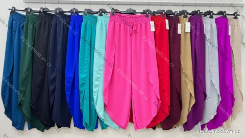 Nohavice dlhé letné dámske (S/M/L ONE SIZE) TALIANSKA MÓDA IM425551