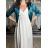 Bolerko saténové dlouhý rukáv dámské CELESTE (S/M/L ONE SIZE) ITALSKá MóDA IM3250003/DUR zelená smaragdová S/M/L