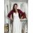 Bolerko saténové dlouhý rukáv dámské CELESTE (S/M/L ONE SIZE) ITALSKá MóDA IM3250003/DUR zelená smaragdová S/M/L