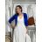 Bolerko saténové dlouhý rukáv dámské CELESTE (S/M/L ONE SIZE) ITALSKá MóDA IM3250003/DUR zelená smaragdová S/M/L