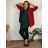 Cardigan dlouhý rukáv dámský nadrozměr FINA (46/48/50 ONE SIZE) ITALSKÁ MÓDA IMSM251124/DU 46/48/50 Černá