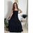 Šaty dlhé letné na ramienka dámske nadrozmer LEONA (M/L - XL/XXL ONE SIZE) IMWGD25V063/DR světle modrá M/L