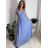 Šaty letní dlouhé elegantní bez rukávu dámské (42/44/46 ONE SIZE) ITALSKÁ MÓDA IMPSH2480566A