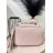 Kabelka crossbody dámská (one size) TESSRA KABELKY TES234912-BB/DR růžová ONE SIZE