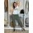 Kalhoty strečové dlouhé dámské (S/M/L ONE SIZE) ITALSKá MODA IM4240137/DUR tm. fuchsiová S/M/L
