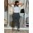 Kalhoty strečové dlouhé dámské (S/M/L ONE SIZE) ITALSKá MODA IM4240137/DUR tm. fuchsiová S/M/L