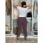 Kalhoty strečové dlouhé dámské (S/M/L ONE SIZE) ITALSKá MODA IM4240137/DUR tm. fuchsiová S/M/L