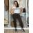 Kalhoty strečové dlouhé dámské (S/M/L ONE SIZE) ITALSKá MODA IM4240137/DUR tm. fuchsiová S/M/L