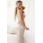 Šaty dlhé společenské bez rukávov dámske AURORA (S/M/L ONE SIZE) TALIANSKA MÓDA NUM255801/DR S/M/L zlatá