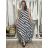 Šaty dlhé letné bez rukávov dámske BENNY  (S/M/L ONE SIZE) TALIANSKA MÓDA IMM25M29421/DU S/M/L biela