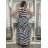 Šaty dlhé letné bez rukávov dámske BENNY  (S/M/L ONE SIZE) TALIANSKA MÓDA IMM25M29421/DU S/M/L biela